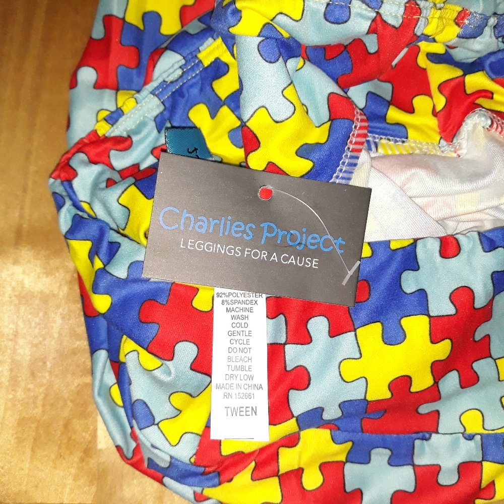 Autism Leggings SZ 10/12 - Picture 3 of 3